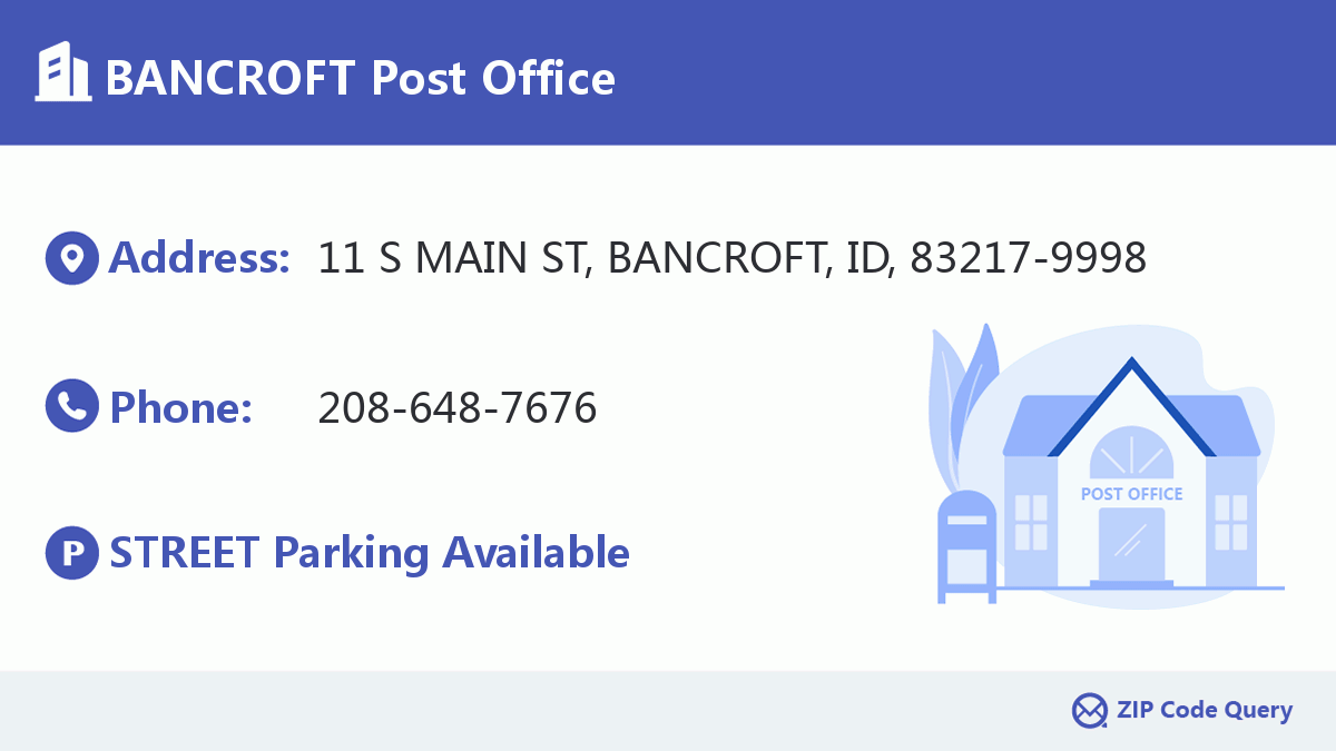 Post Office:BANCROFT
