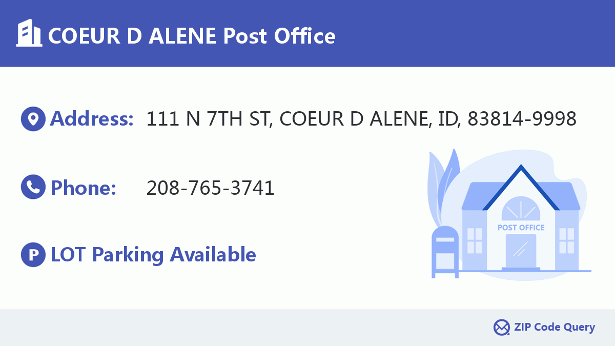 Post Office:COEUR D ALENE