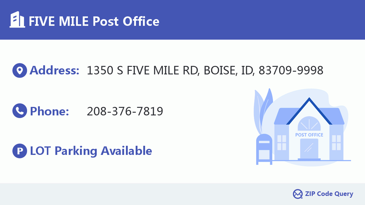 Post Office:FIVE MILE