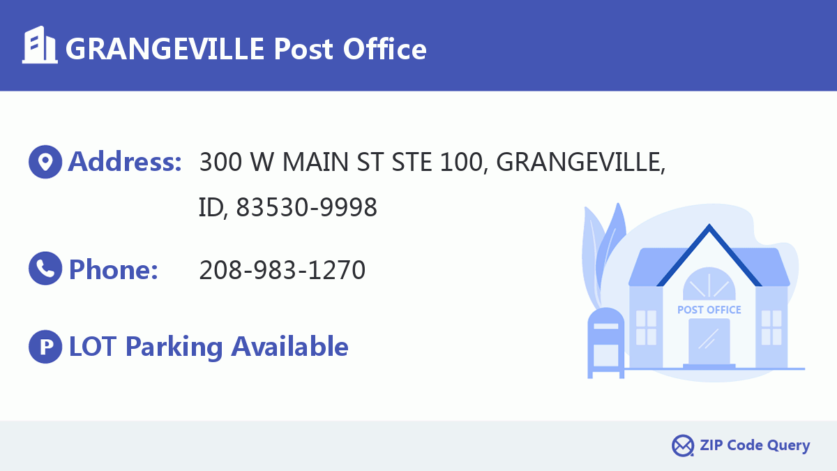 Post Office:GRANGEVILLE
