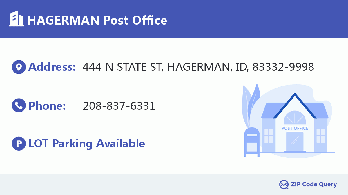 Post Office:HAGERMAN