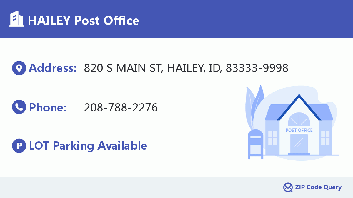 Post Office:HAILEY
