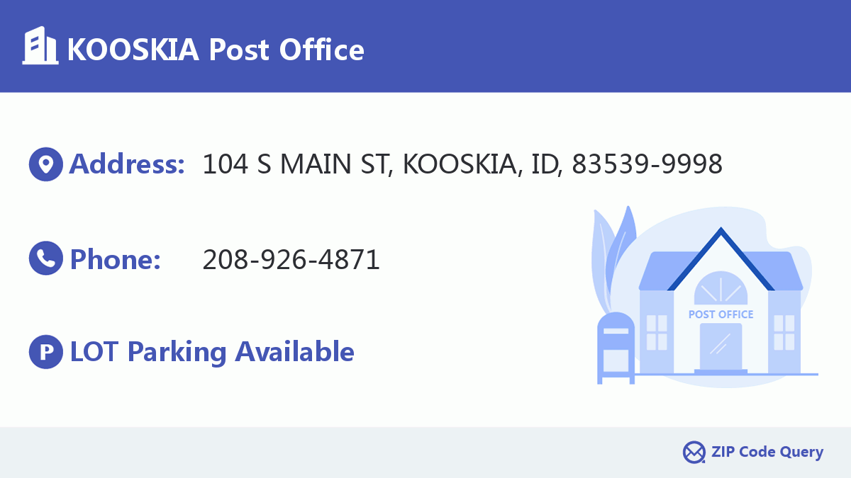 Post Office:KOOSKIA