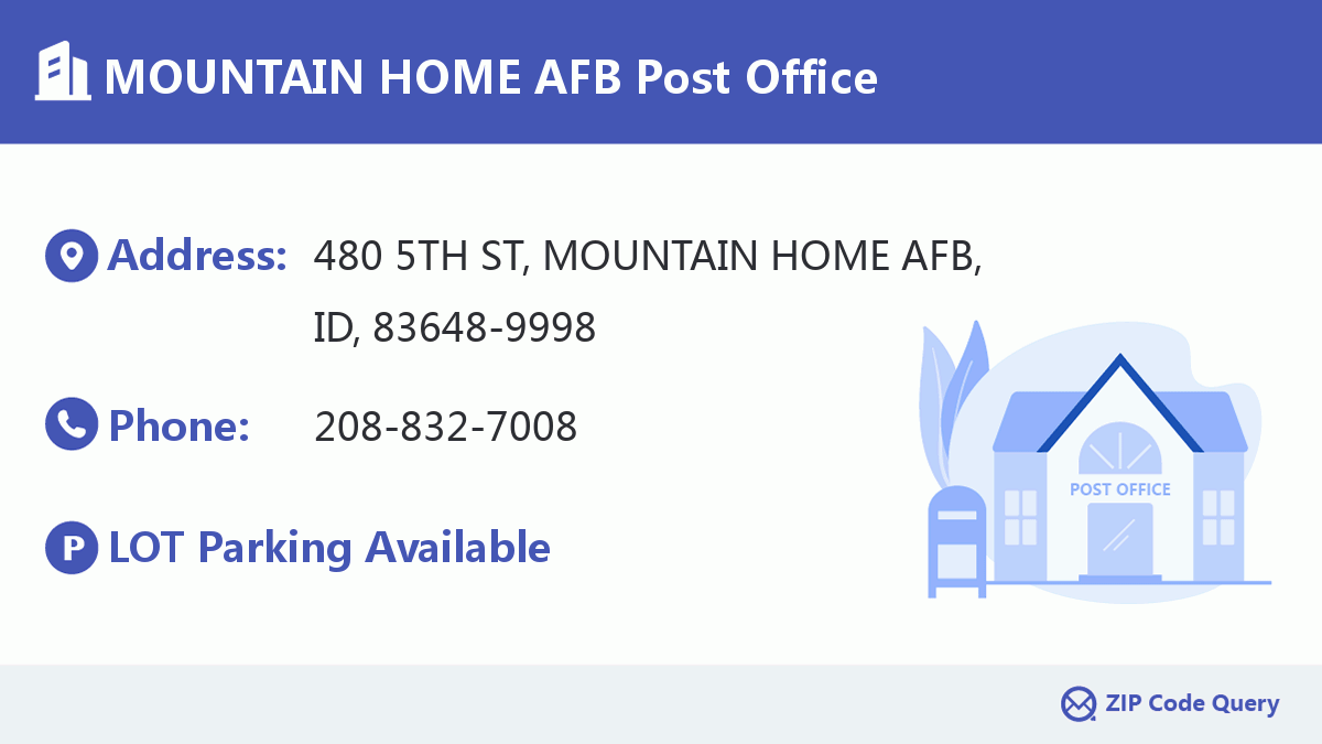 Post Office:MOUNTAIN HOME AFB