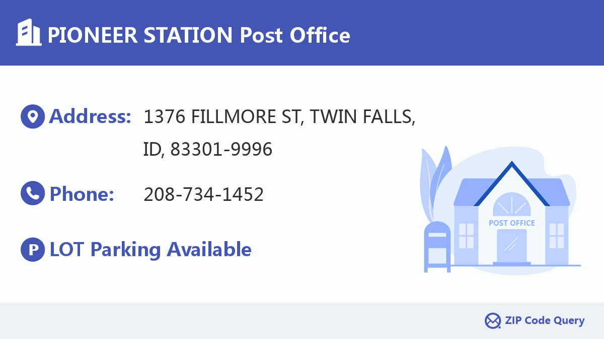 Post Office:PIONEER STATION
