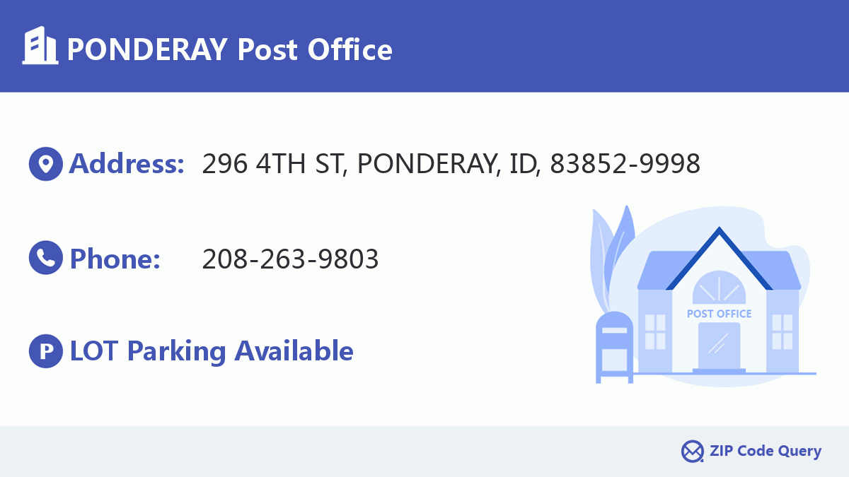 Post Office:PONDERAY
