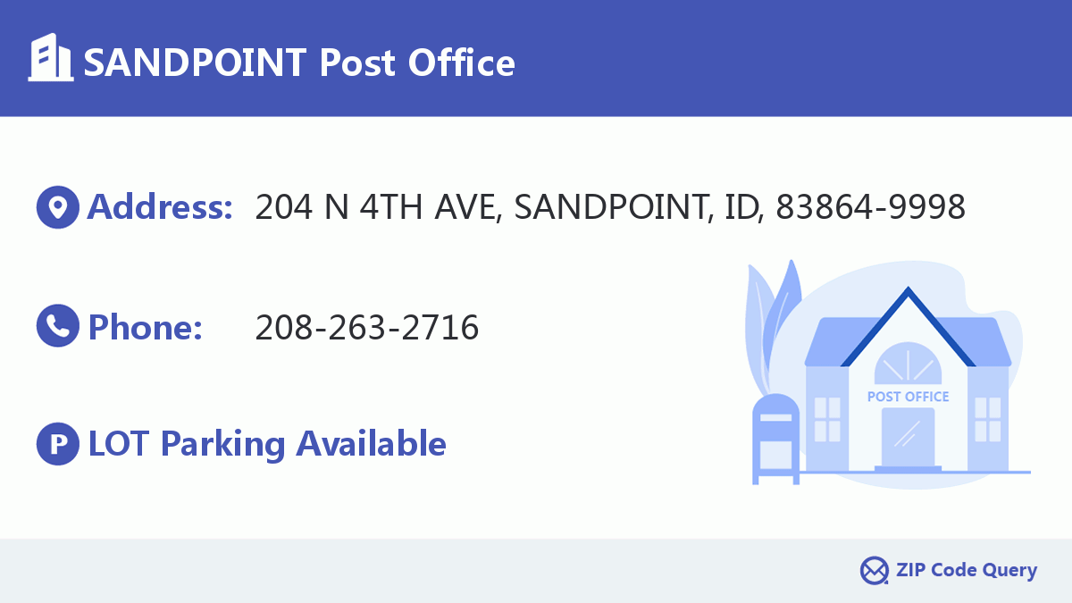 Post Office:SANDPOINT