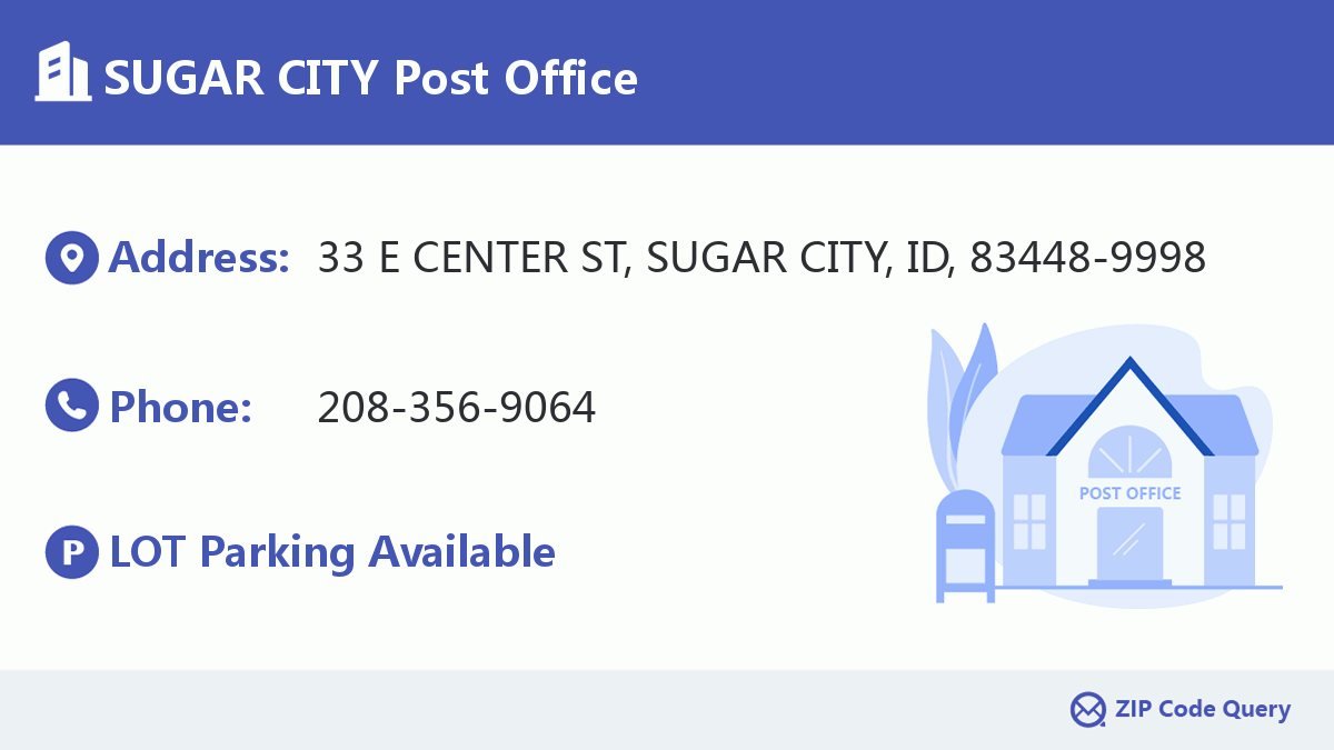 Post Office:SUGAR CITY