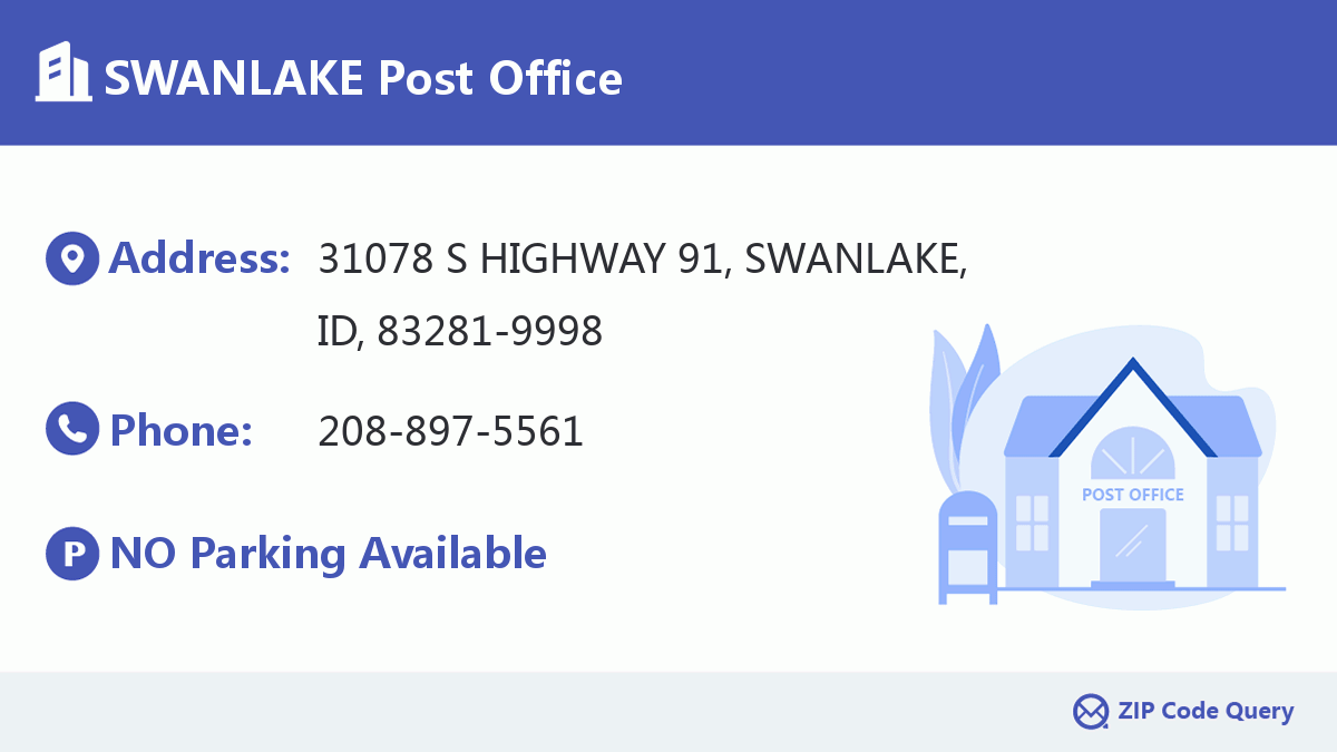 Post Office:SWANLAKE